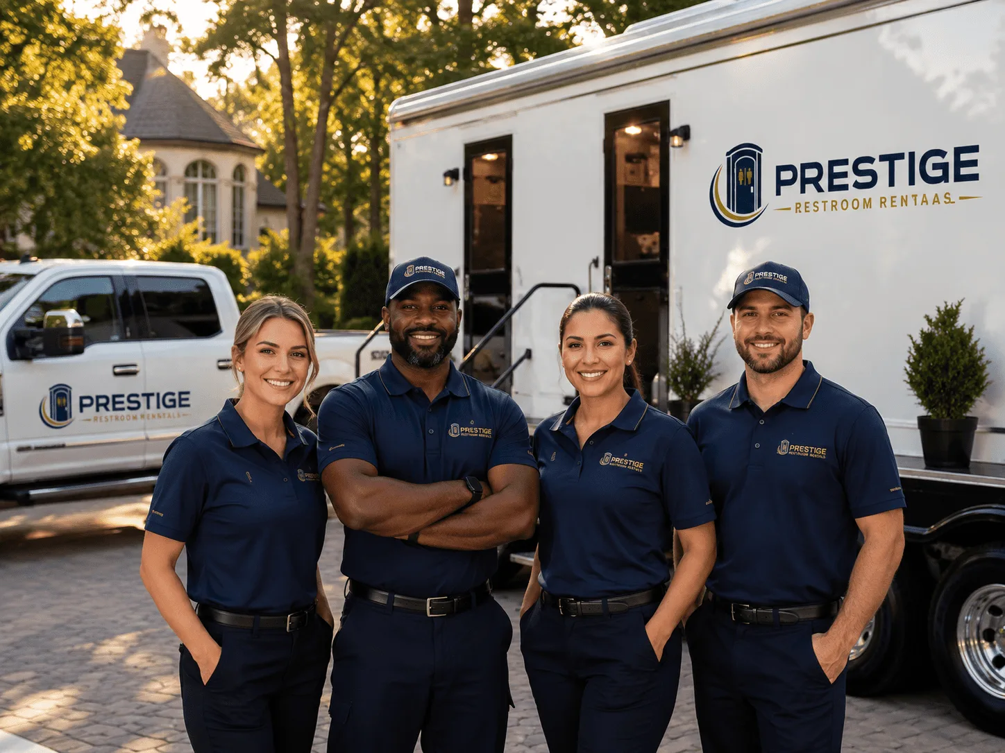 Trusted Luxury Portable Restrooms company in Barbeau, MI
